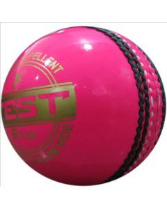 Thrax Test Pink Leather Cricket Ball Set of 12