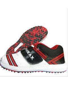 Thrax Dragger Stud Cricket Shoes Red and White Baseimage01