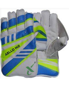 Thrax W2 Aello Cricket Wicket Keeping Gloves Blue Lime