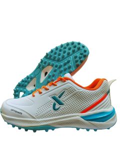 Buy DSC Zooter XT Cricket Shoes White, Green & Dark Blue – Khelmart