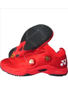 Yonex Power Cushion Infinity (Dual Straps) Badminton shoe Metallic Red 