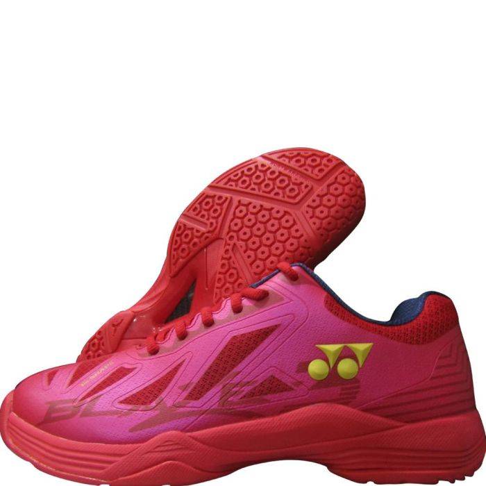 Buy Yonex Blaze 3 Badminton Shoes Red Dark INK Gold Online in India