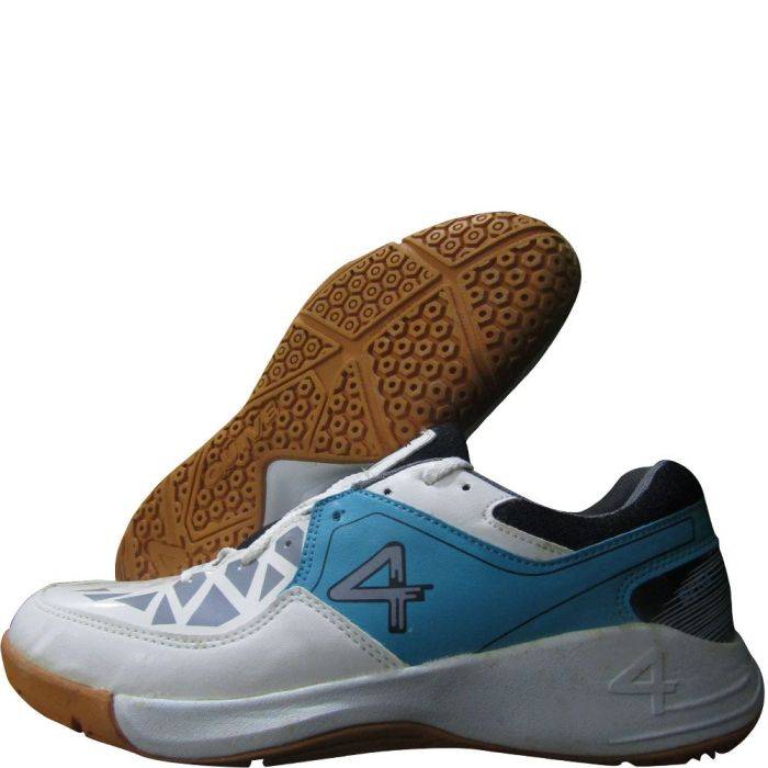 Sega Star Impact Hyper Badminton Shoes White Sky