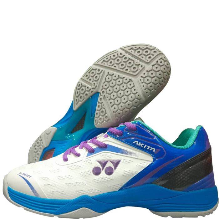 Buy Yonex Akita Badminton Shoes White Midnight Obsidiant Online in