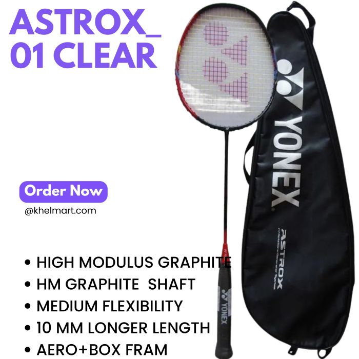 Yonex Astrox 01 Clear Badminton Racket Red,- Buy Yonex Astrox 01