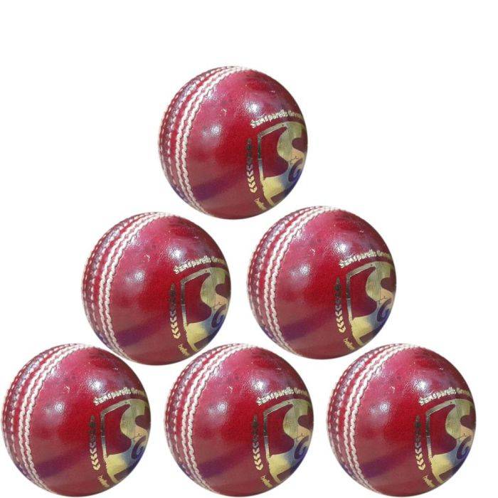 SG Club Red Cricket Ball 6 Ball set,- Buy SG Club Red Cricket Ball 6 Ball  set Online at Lowest Prices in India 