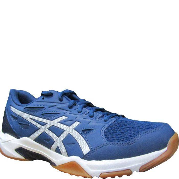 Asics Gel Rocket 11 Volleyball Shoes Mako Blue Pure Silver