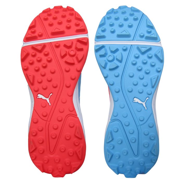 Buy Puma 24 FH Rubber Cricket Shoes Luminious Blue Puma White