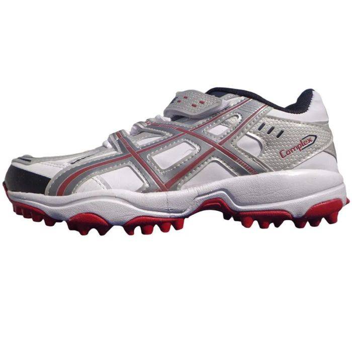PRO ASE stud Cricket Shoes White and Red Buy PRO ASE stud Cricket Shoes White and Red Online at Lowest Prices in India khelmart