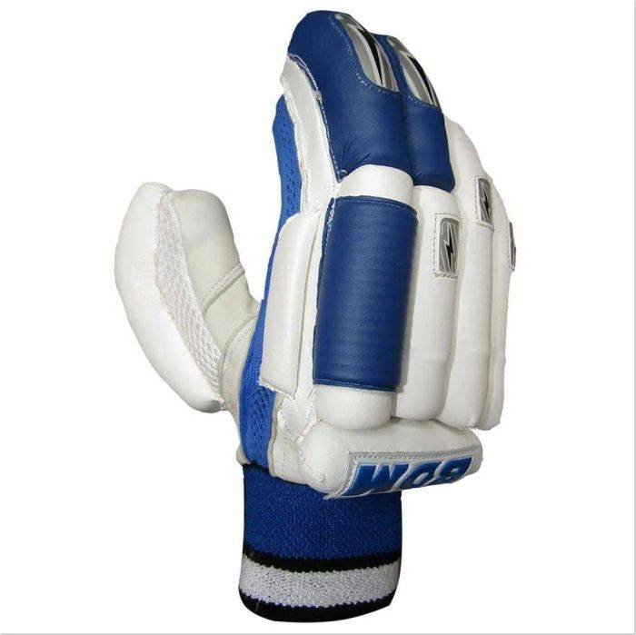 BDM Sachin Special Batting Gloves White and Blue Buy BDM Sachin Special Batting Gloves White and Blue Online at Lowest Prices in India khelmart