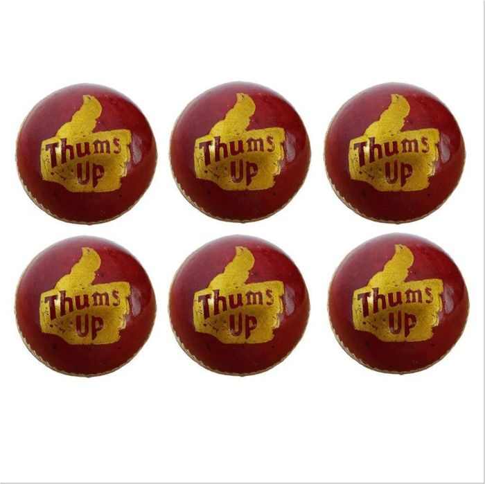 BDM Thums Up Cricket Ball 6 Ball Set Red, Buy BDM Thums Up Cricket