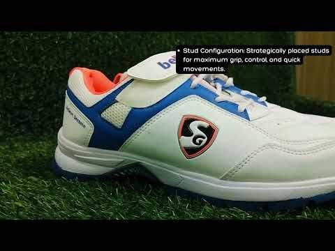 SG Century 6.0 Cricket Schuhe – Mit Speziellen Gummispikes Für Maximalen Halt & Traktion Auf Dem Platz