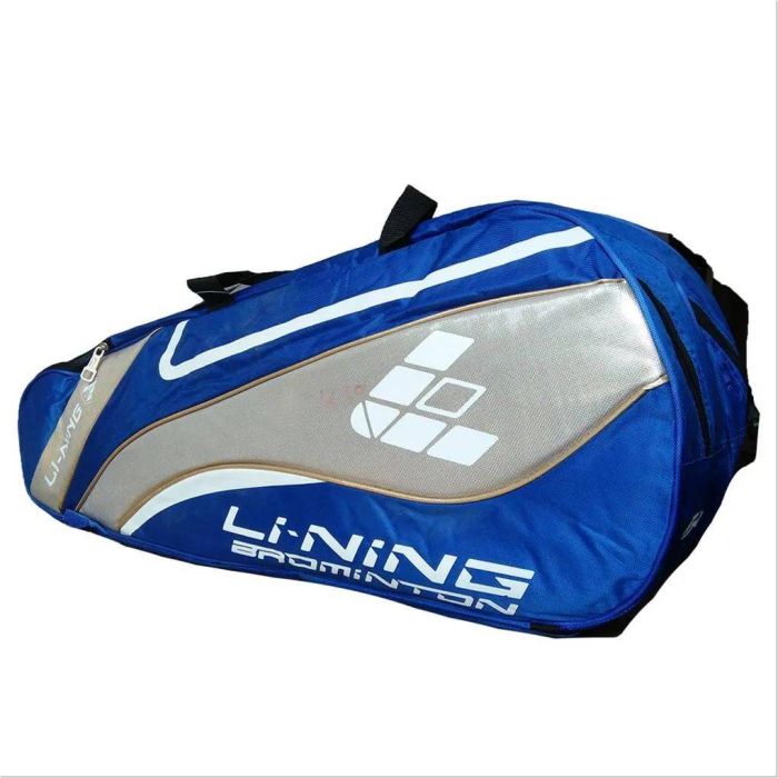 Li Ning ABSJ432 4 Badminton kit Bag Blue and Gold, Buy Li Ning ABSJ432