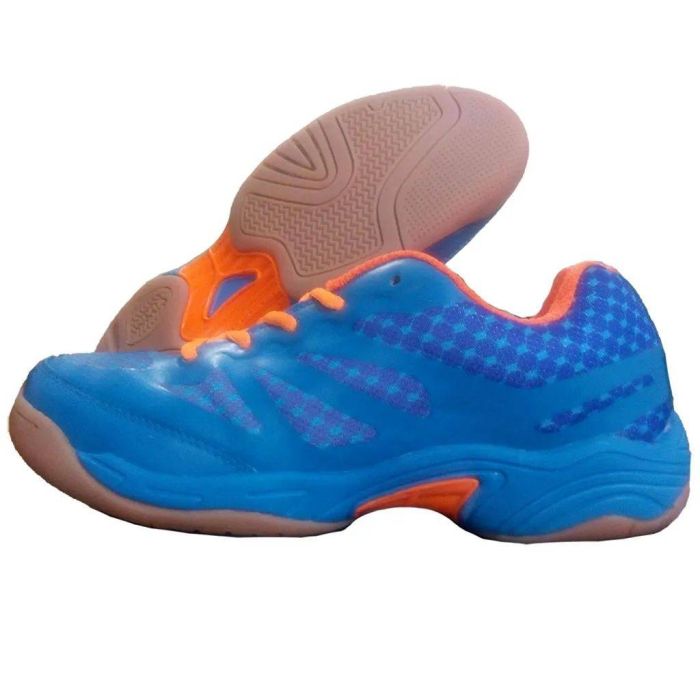 NIVIA New Verdict Badminton Shoes Orange and Blue Buy NIVIA New Verdict Badminton Shoes Orange and Blue Online at Lowest Prices in India khelmart