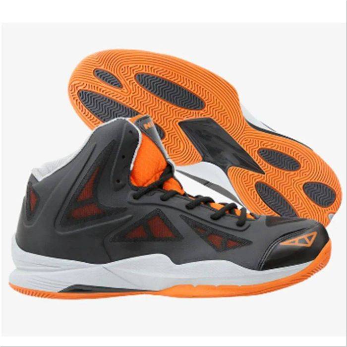 Nivia Typhoon Basketball Shoe Black and Orange Buy Nivia Typhoon Basketball Shoe Black and Orange Online at Lowest Prices in India khelmart