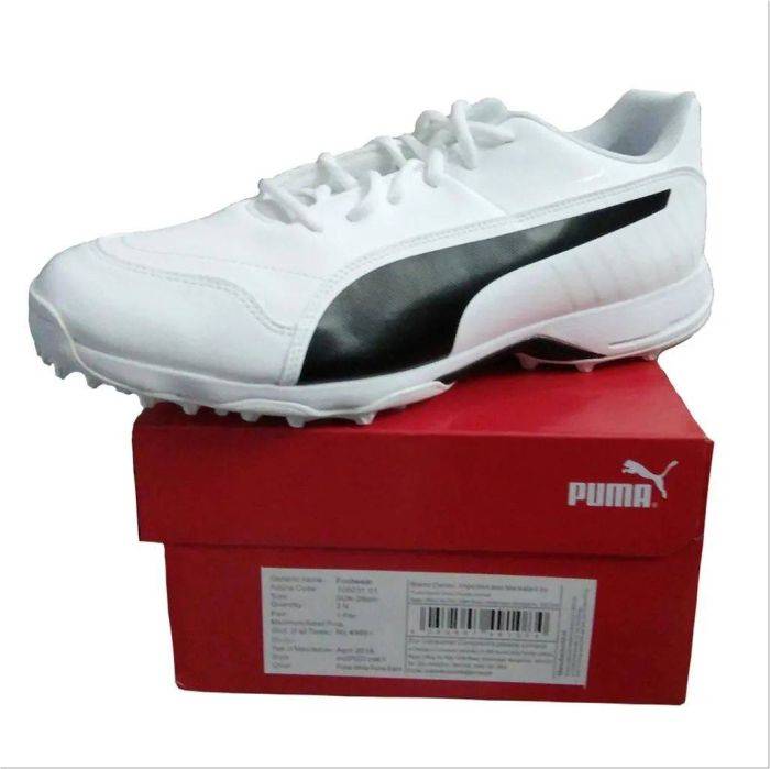 Puma EvoSpeed one 8 R Cricket Shoes White and Black Buy Puma EvoSpeed one 8 R Cricket Shoes White and Black Online at Lowest Prices in India khelmart