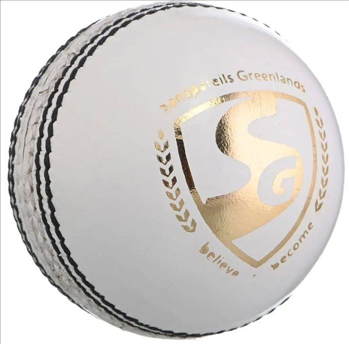 thumbnail image 2 of SG Shield 20 Cricket Ball (White) - Club & School Match Grade 2 of 12