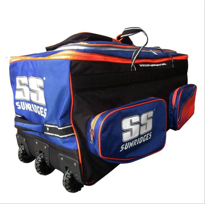 SS Maximus Cricket Kit Bag Wheelie Black Orange, Buy SS Maximus