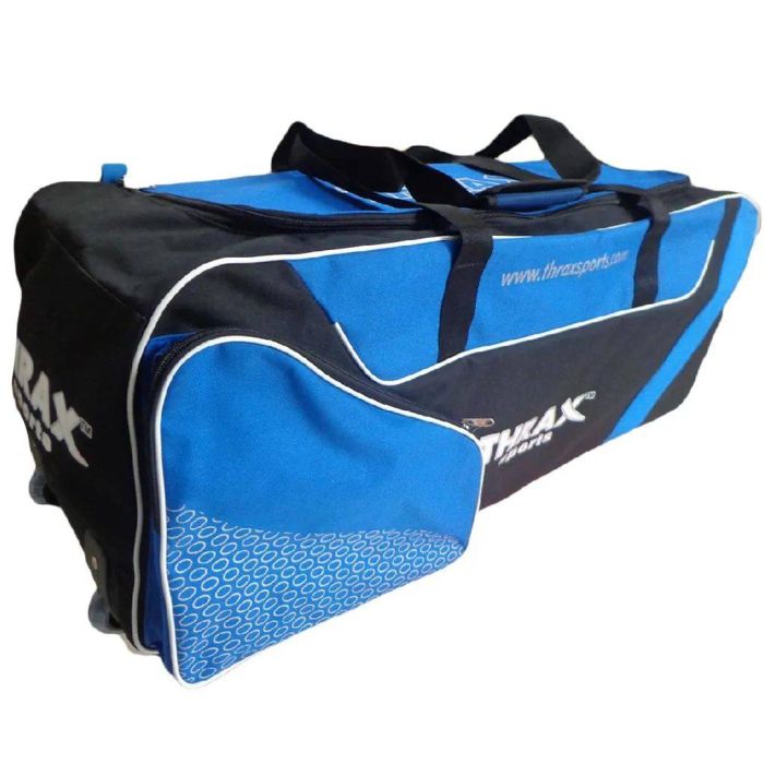 Thrax Elite Pro Series Wheel Cricket Kitbag Black and Blue, Buy Thrax