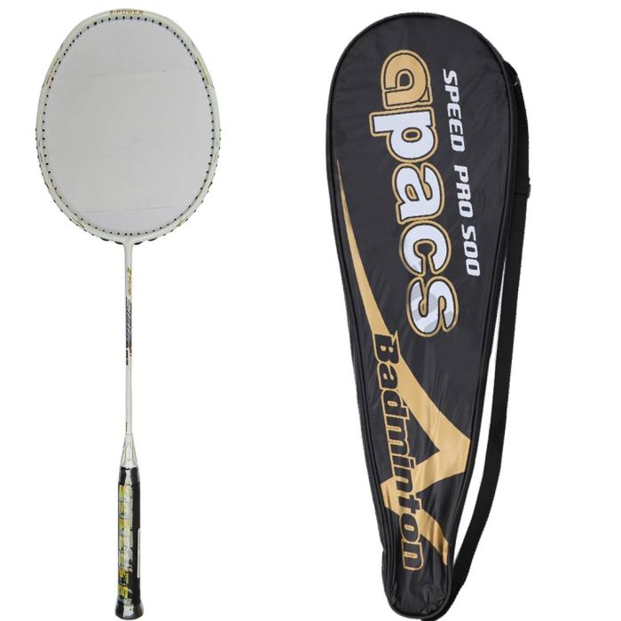 APACS Z POWER 900 RP+ SUPER LITE BADMINTON RACQUET (UNSTRUNG, WHITE)