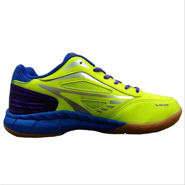 Yonex Court ACE Tough Badminton Shoes Lime Blue and Purple Buy
