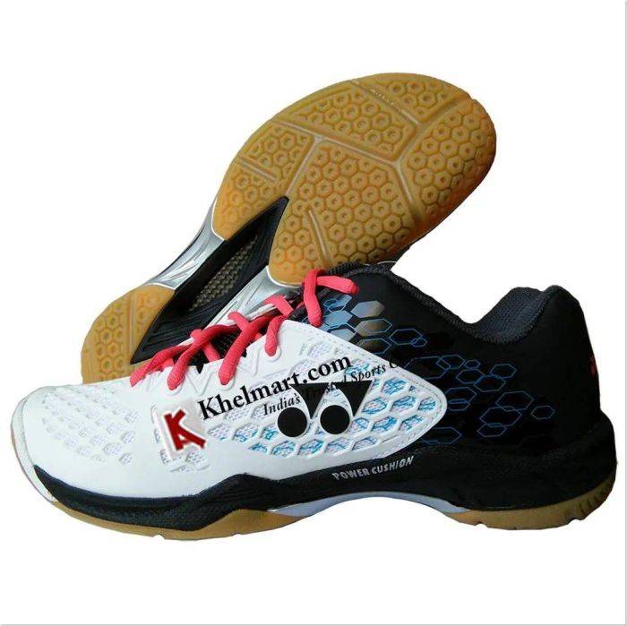 Yonex Power Cushion SHB03EX Badminton Shoes White and Black Buy Yonex Power Cushion SHB03EX Badminton Shoes White and Black Online at Lowest Prices in India khelmart