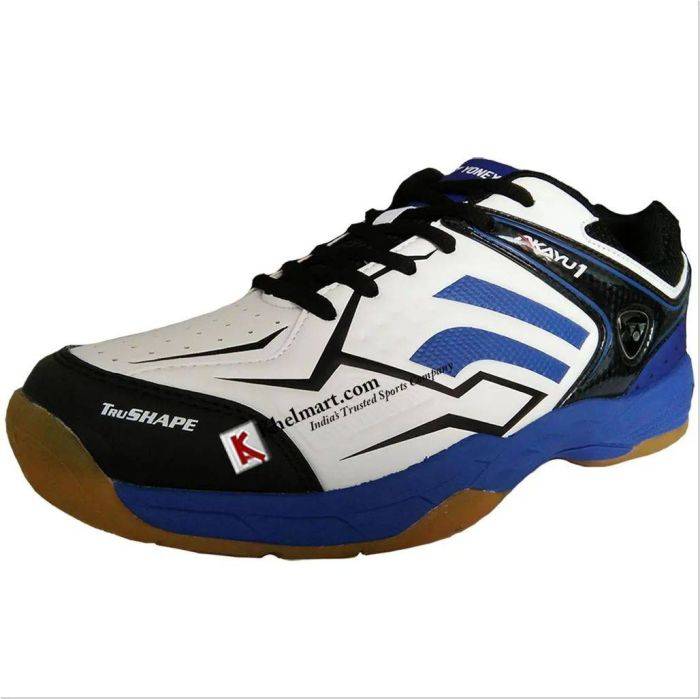 Yonex AKAYU 1 Badminton Shoes White and Royal Blue Buy Yonex AKAYU 1 Badminton Shoes White and Royal Blue Online at Lowest Prices in India khelmart
