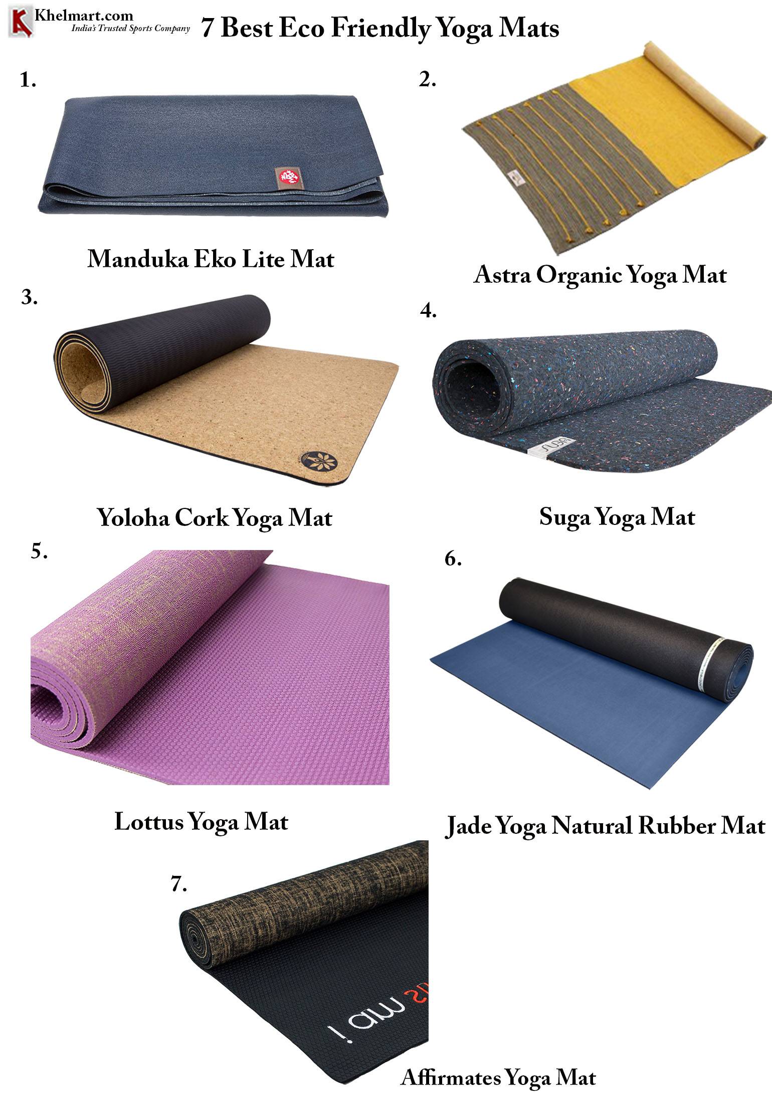 7 Best Eco Friendly Yoga Mats, khelmart Blogs