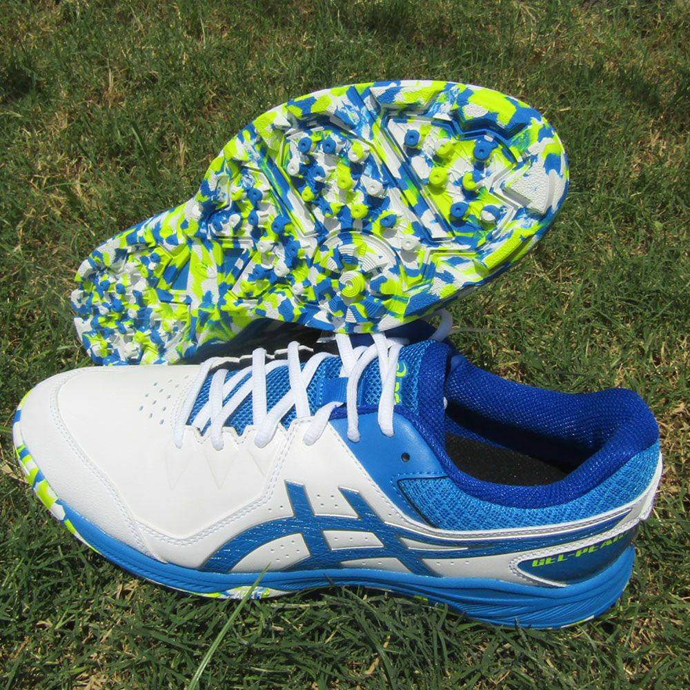 Asics Gel Peake Mens Cricket Shoes White Directoire Blue,- Buy Asics ...