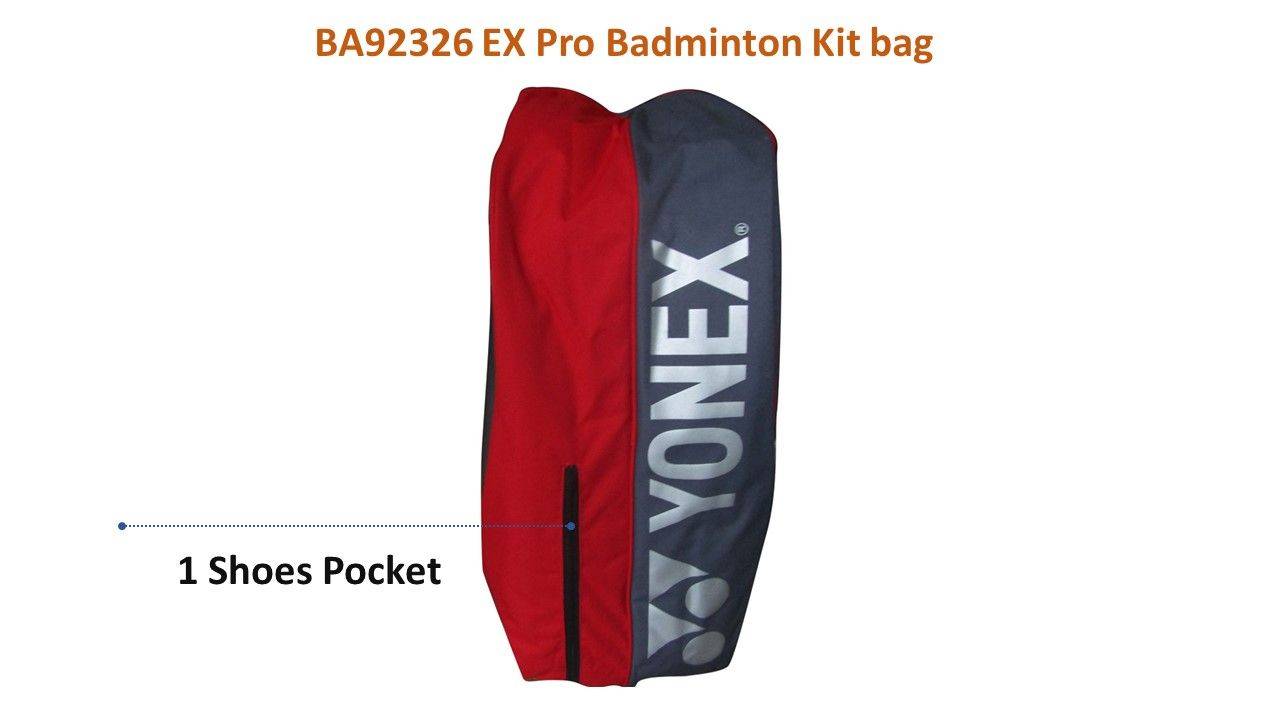 Yonex BA92326 EX Pro Badminton Kitbag Grayish Pearl