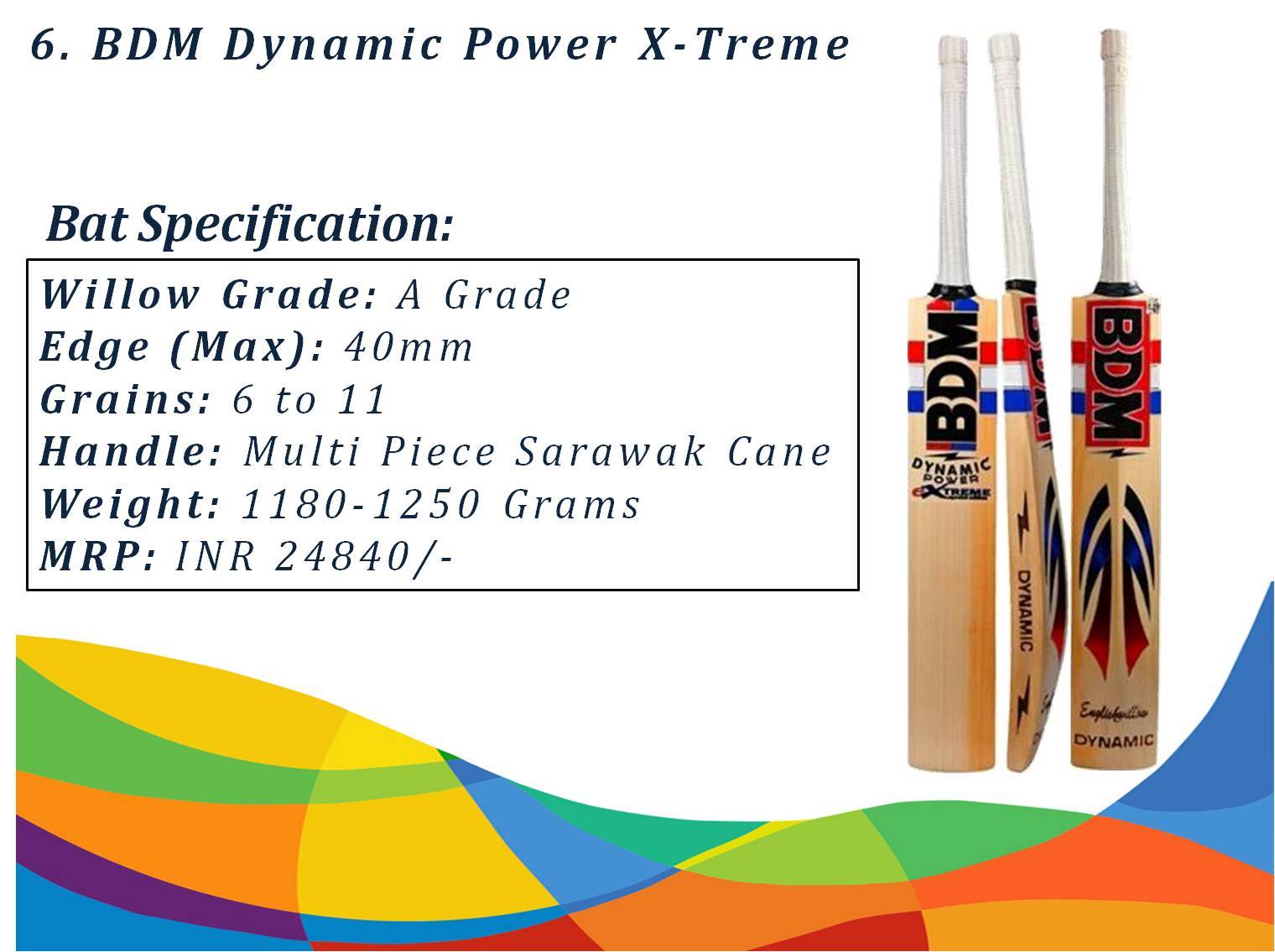 BDM_Dynamic_Power_X_Treme_English_Willow_Cricket_Bat_Specification_Khelmart