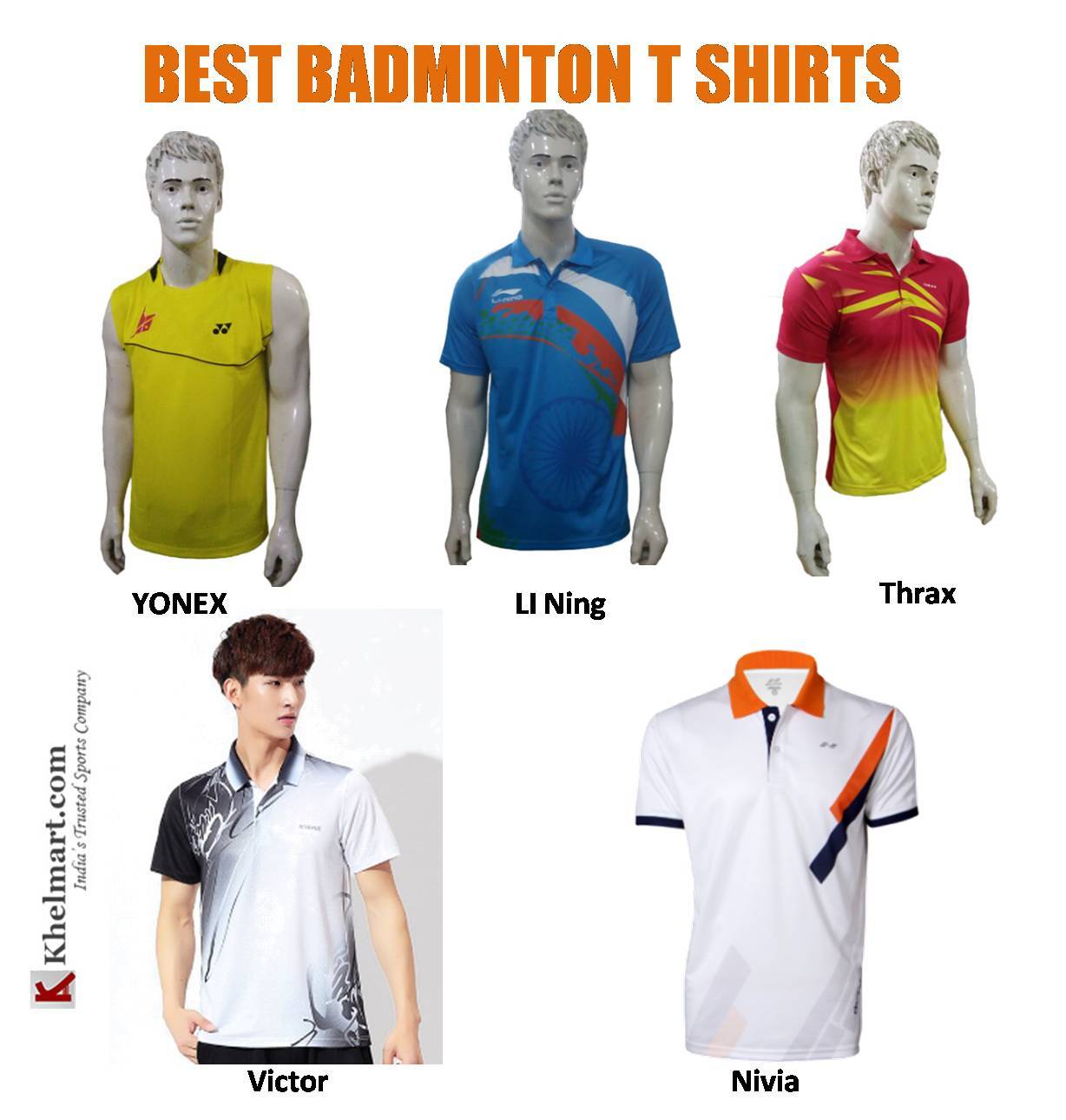 Badminton T Shirts for all round | Blogs | Its all about sports..