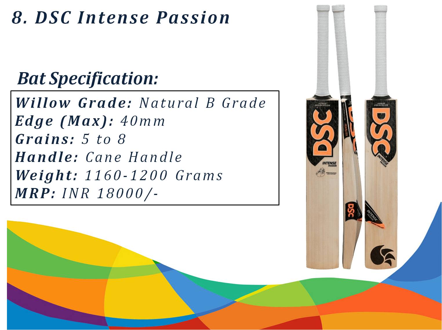 DSC_Intense_Passion_English_Willow_Cricket_Bat_Specification_Khelmart