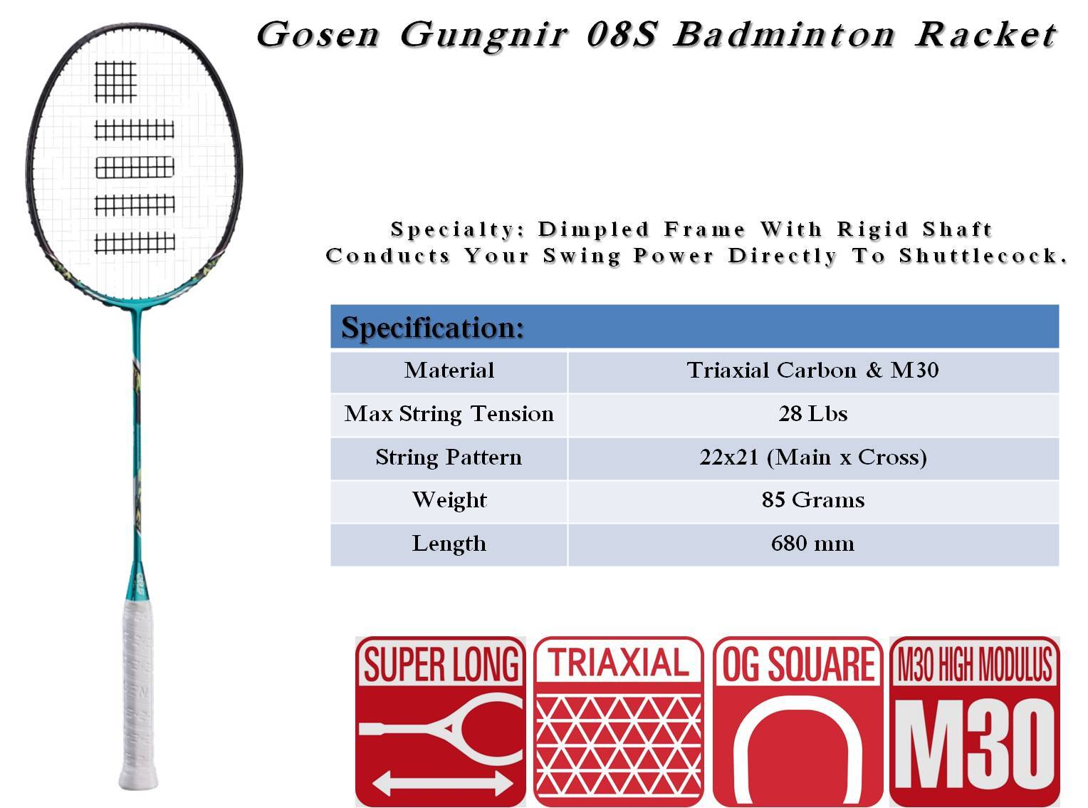 Gosen_Gungnir_08S_Badminton_Racket_Khelmart