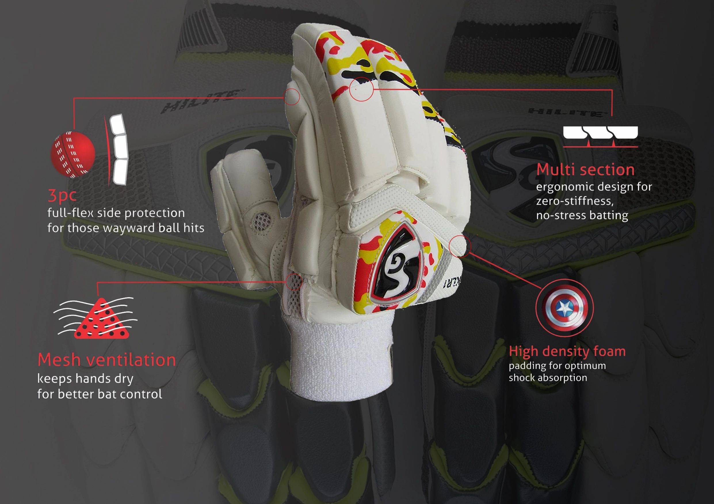 SG KLR 1 RH Cricket Batting Gloves, Buy SG KLR 1 RH Cricket Batting