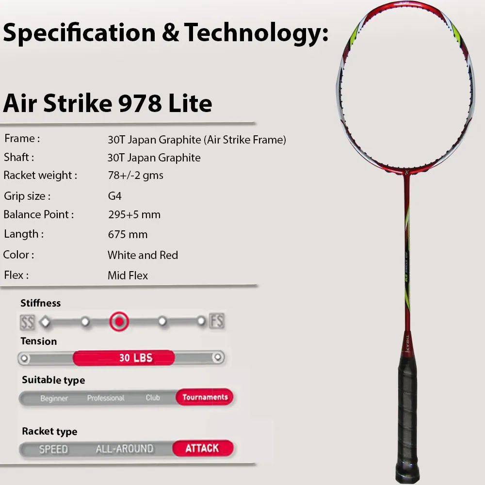 Thrax_Airstrike_978_Badminton_Racket