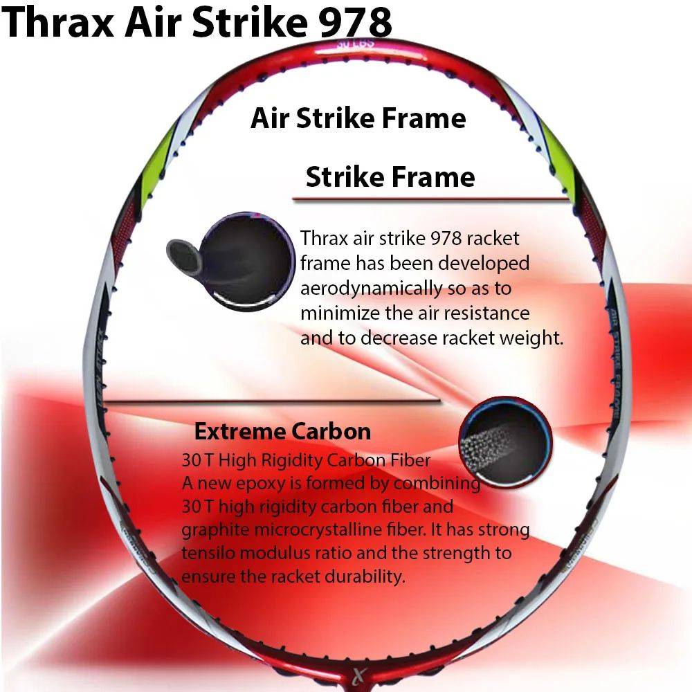 Thrax_Airstrike_978_Badminton_Racket