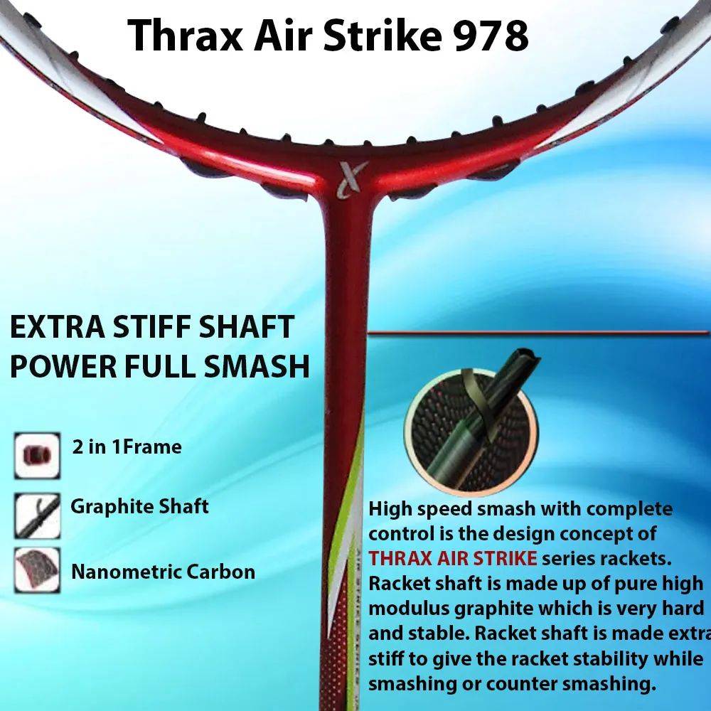 Thrax_Airstrike_978_Badminton_Racket