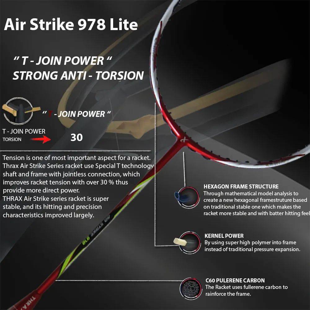 Thrax_Airstrike_978_Badminton_Racket