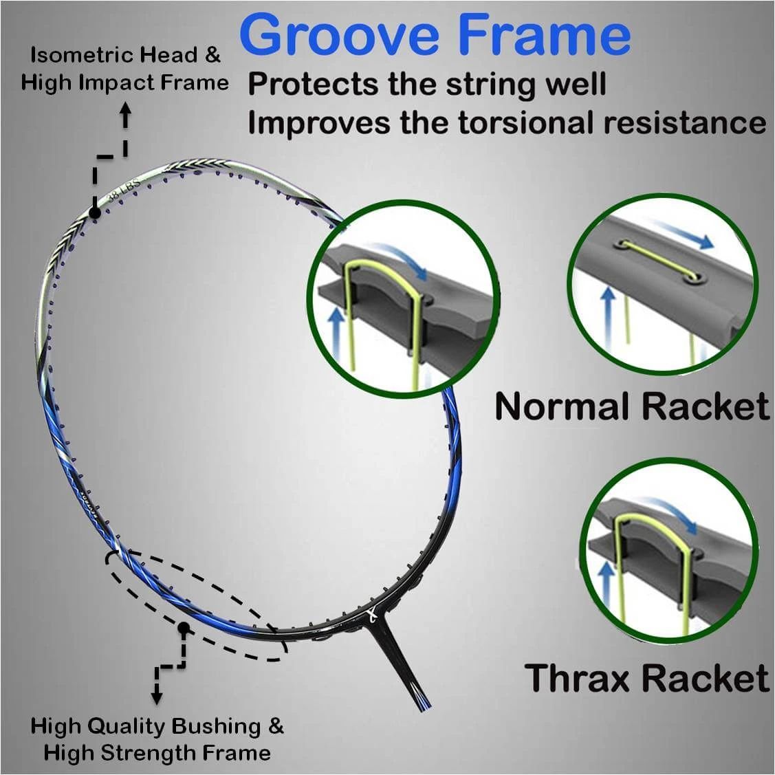 Thrax_C_Hawk_99_Badminton_Racket_Grove_Frame_Technology