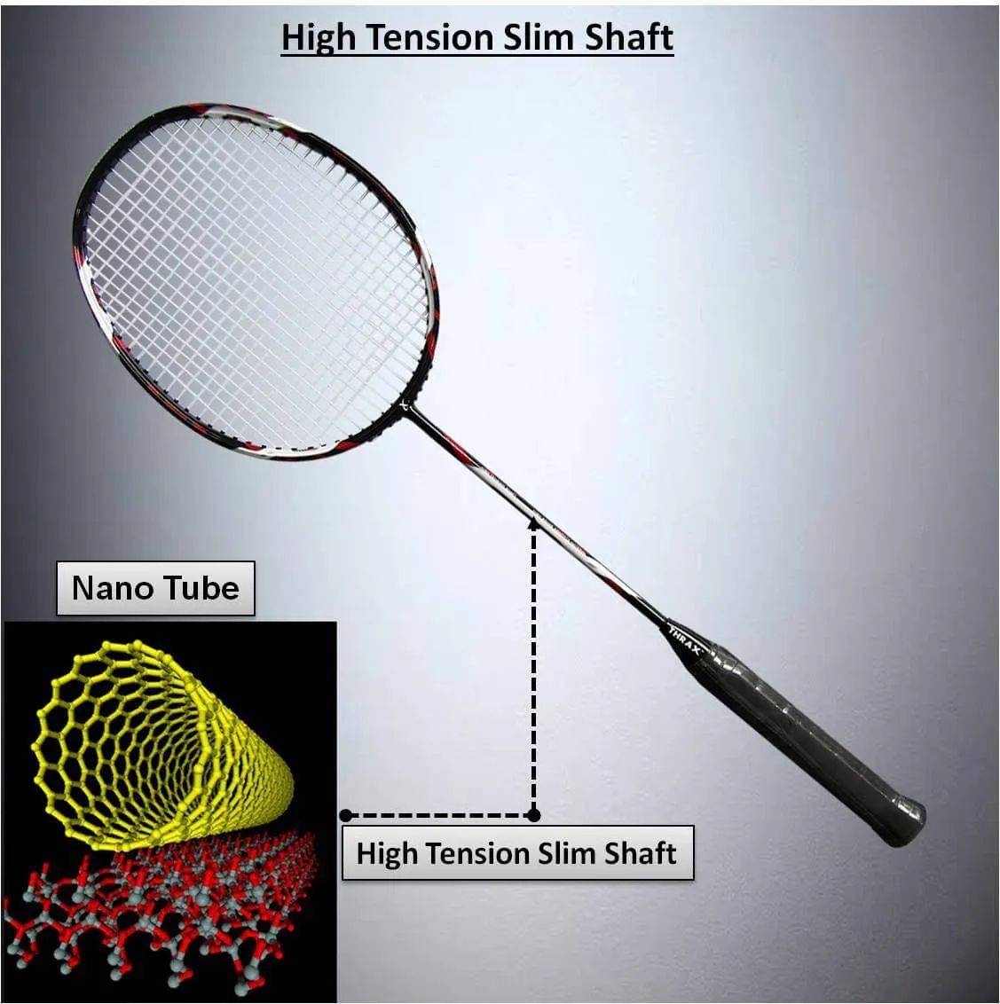 Thrax_Mega_Power_29_Racket_High_Tension_SLim_Shaft_Technology