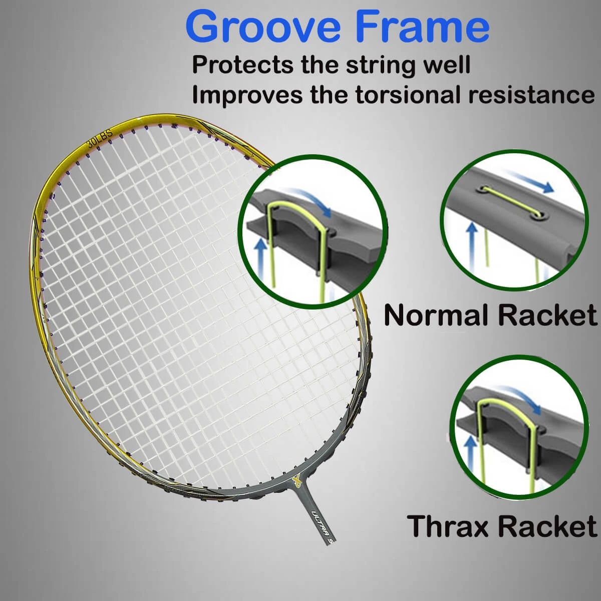 Thrax_Ultra_Strong_78_HG_Badminton_Racket_Grove_Frame_Technology