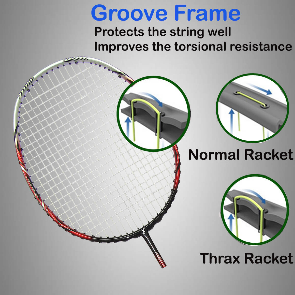 Thrax_Voltrox_11_NG_Badminton_Racket_Grove_Frame_Technology