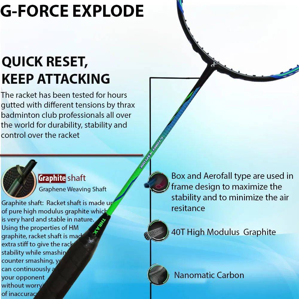 Thrax_feather_explode_badminton_racket