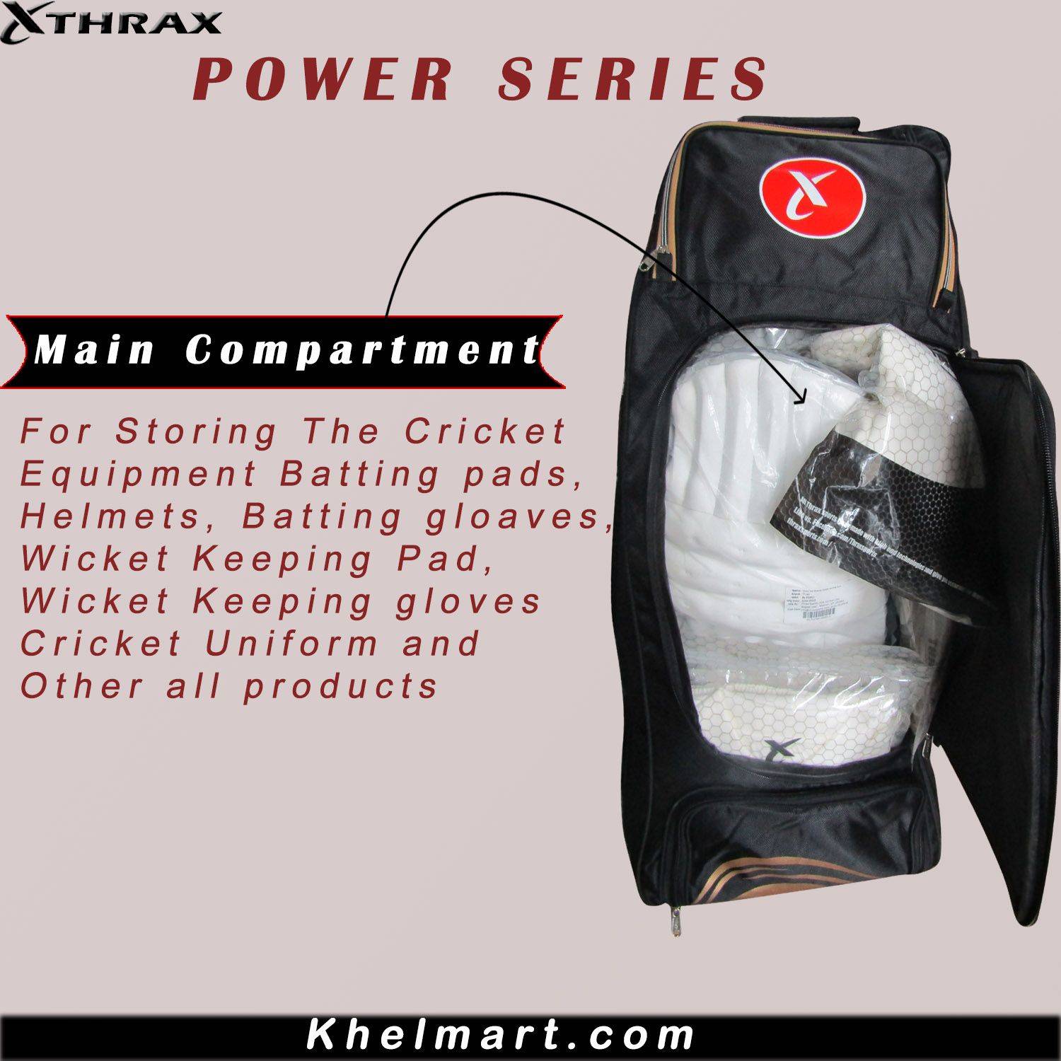 Thrax Power Pack Duffle Cricket Kit bag