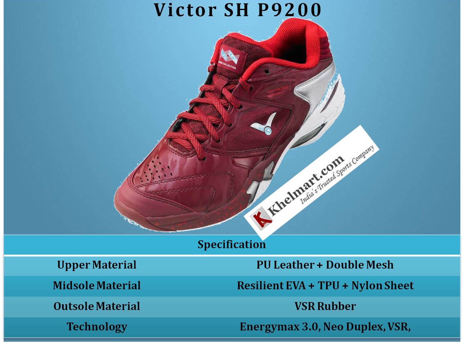 Victor_SH_P9200_Badminton_Shoes_Specification_Khelmart
