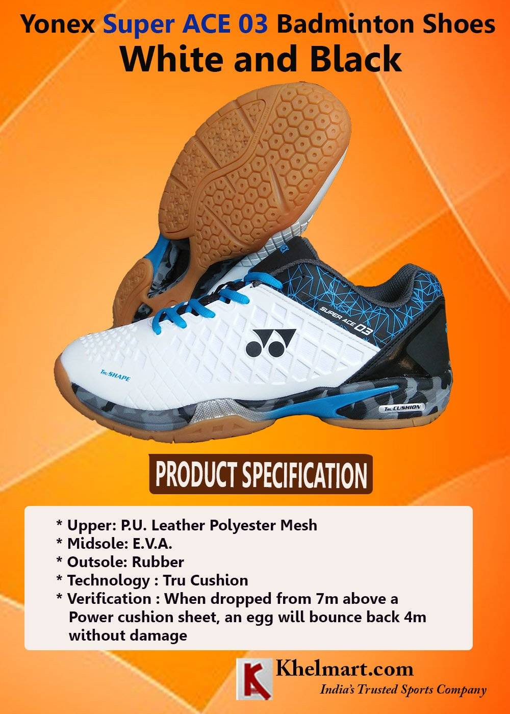 Latest Yonex Super Ace 03 Badminton Shoes khelmart Blogs Its all about sports..