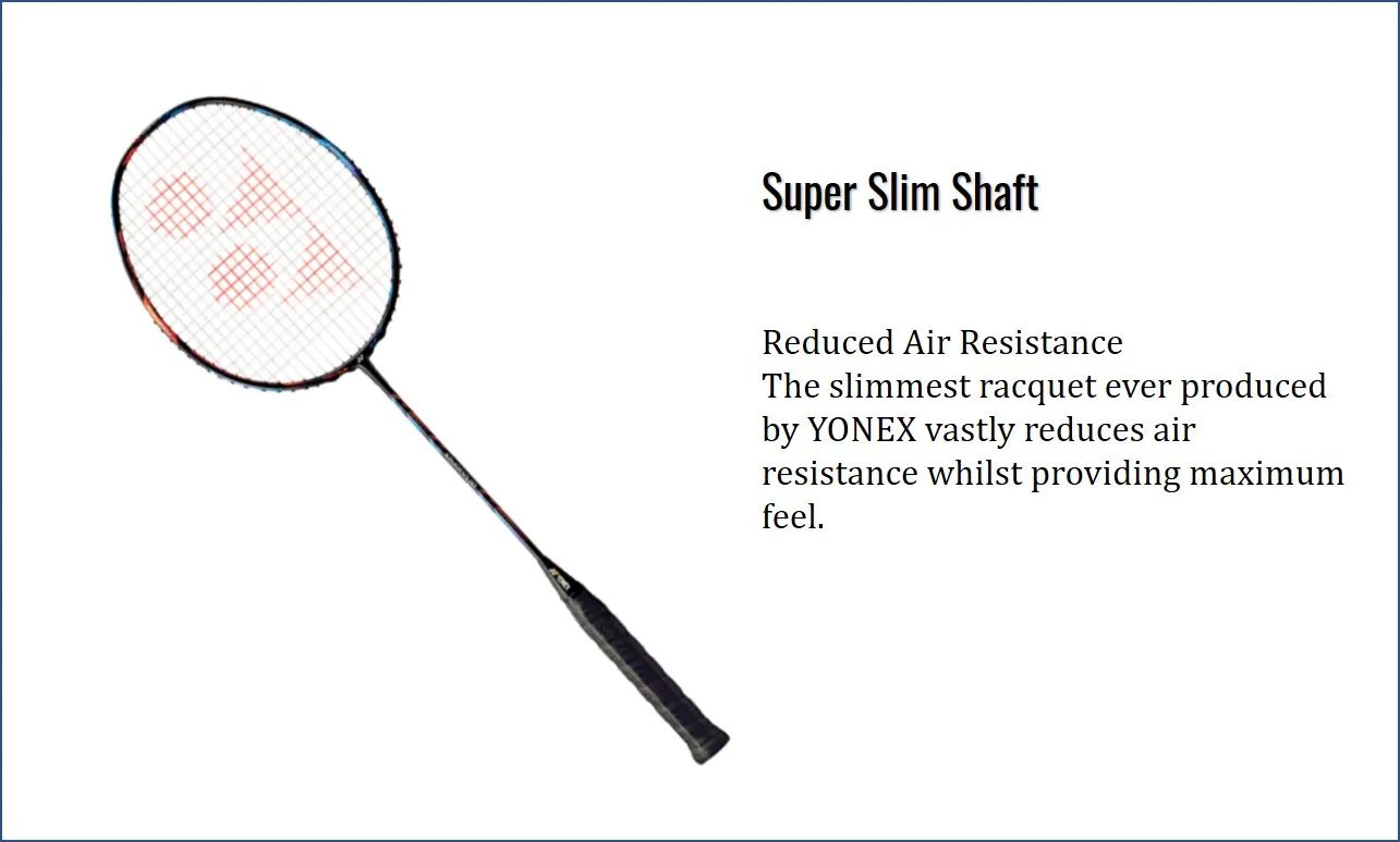 Yonex Astrox 77 tour Badminton Racket Super Slim Shaft Technology