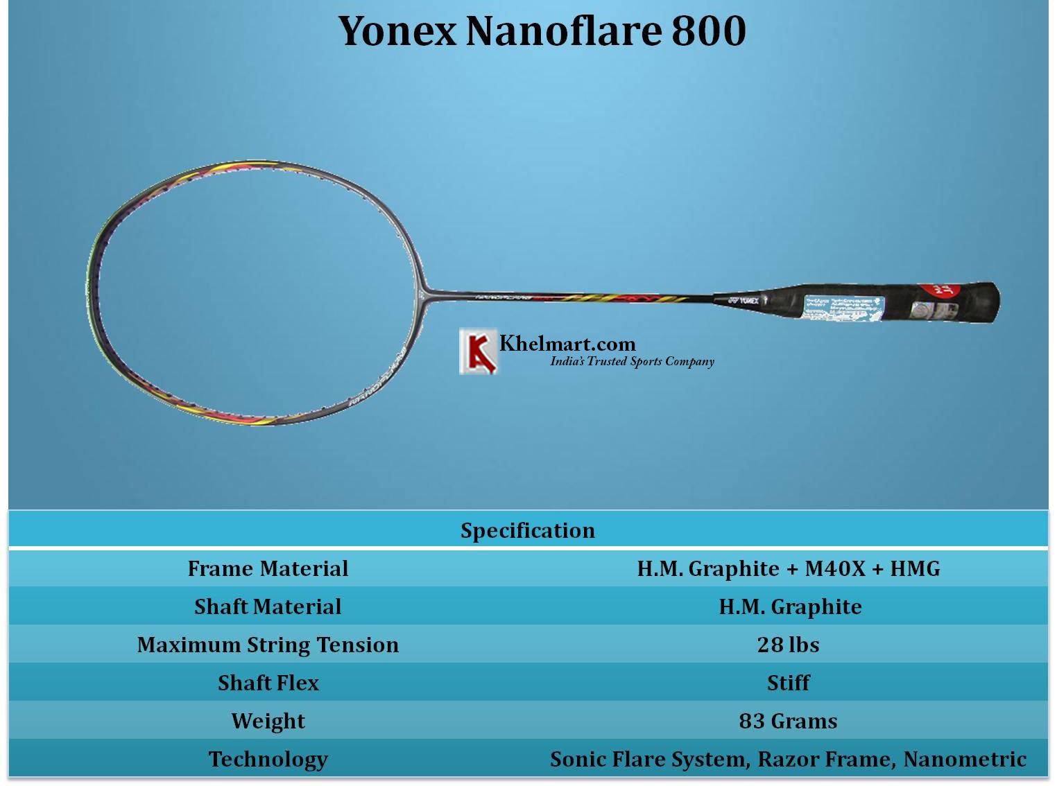 Yonex_Nanoflare_800_Specification_Khelmart_1