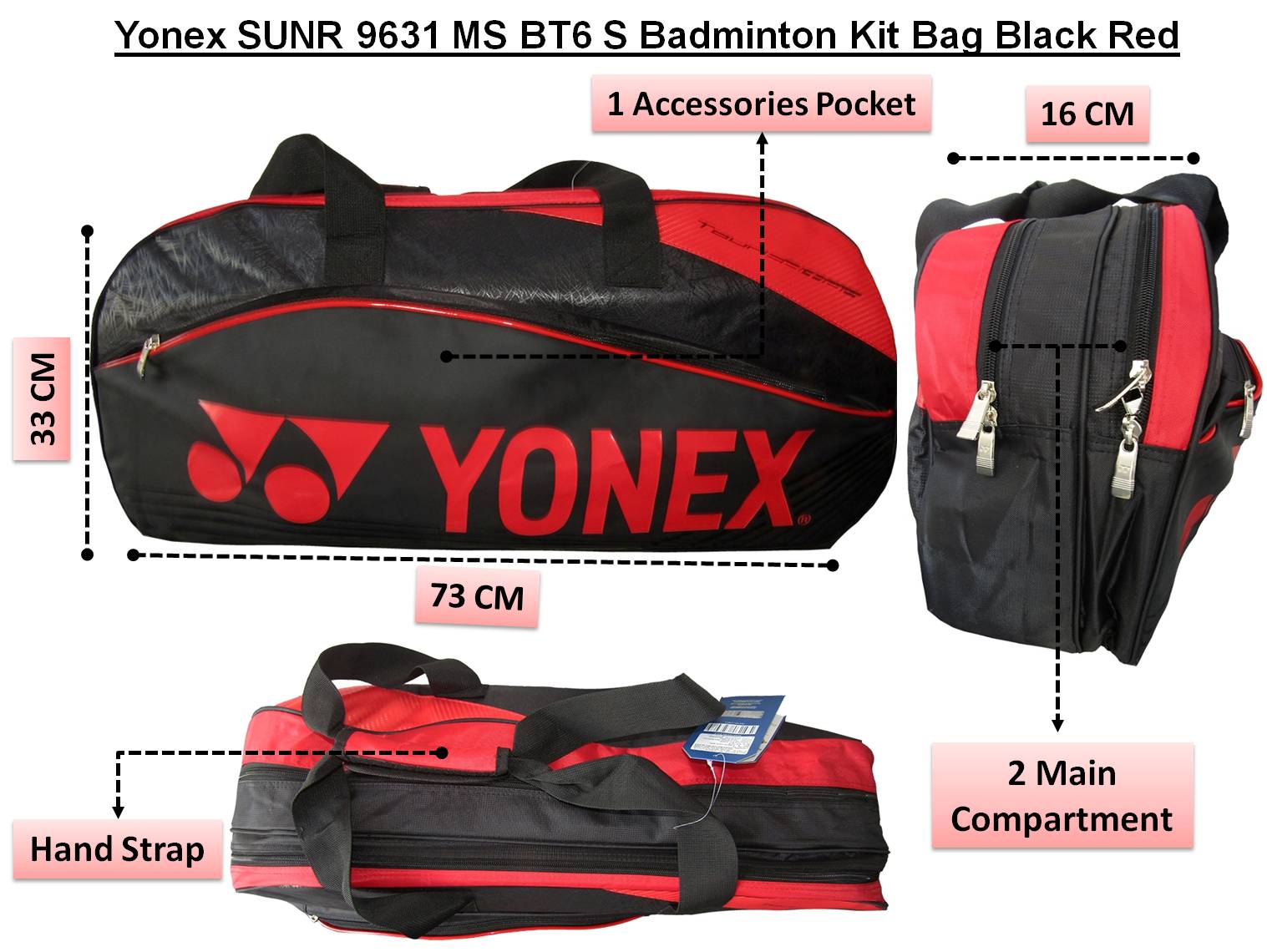 Yonex_SUNR_9631_MS_BT6_S_Badminton_Kit_Bag_Black_Red